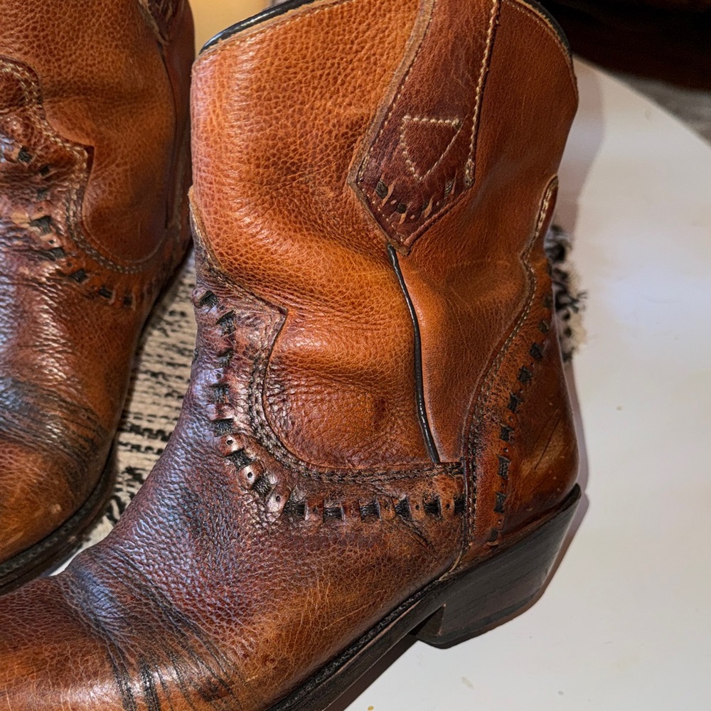 ASH Women’s Leather Western Boots37 fits like a 6 - Picture 6 of 11
